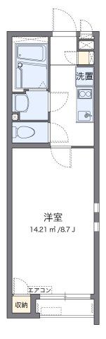 クレイノNISHIGAIⅣの間取り画像