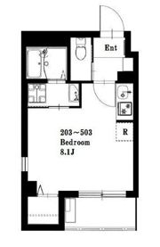 b’CASA Yokohamaの間取り画像