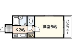 メルカード弐番館の間取り画像