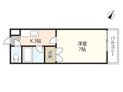 キューティーワンの間取り画像