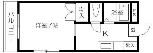 津田ハイツの間取り画像