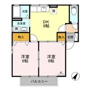 ミルキーウェイ Bの間取り画像