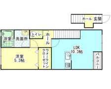 サンコート庭瀬の間取り画像