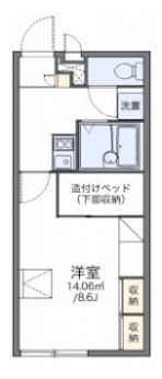 レオパレス川口東扇の間取り画像