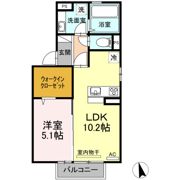 グランブルー沖代の間取り画像