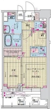 プレサンス大正エミナンスの間取り画像