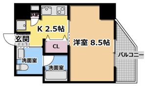 アクエルド緑地公園の間取り画像