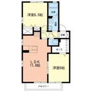 ファミールM－Bの間取り画像