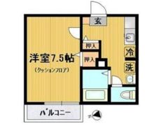 フローラ桜上水の間取り画像