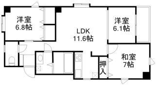 OZマンションの間取り画像