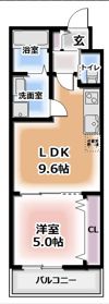 セレニティ大池町A棟の間取り画像
