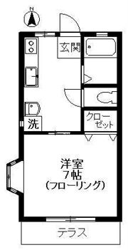 サンテラス弐番館の間取り画像