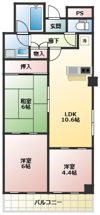 パークサイドマンションの間取り画像