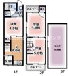 三ツ島借家の間取り画像