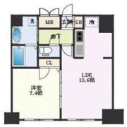 プレサンスNAGOYA桜通ビッグビートの間取り画像