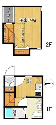 先行舎弐号の間取り画像
