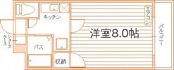 ネクスト津高 Bの間取り画像