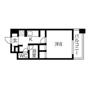 グランシャルマン新大阪の間取り画像