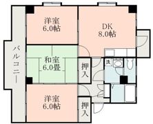 グローリーマンションの間取り画像