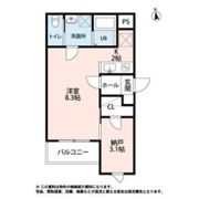 OUTRIGGER六十人町の間取り画像