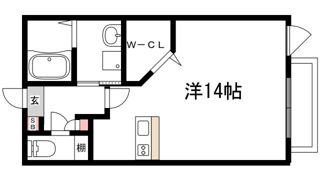 シャーメゾン上野の間取り画像