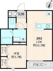 メゾン モン ポワールの間取り画像