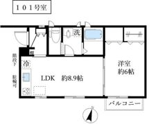 カノン猪田の間取り画像