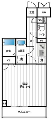 CREST TAPP東十条の間取り画像