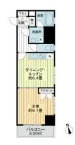 エクセリア荻窪の間取り画像