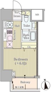 RESIDENCE高輪台の間取り画像