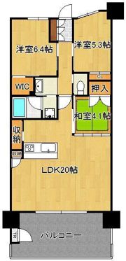 アーティックス馬借ヘリテイジ 207号室の間取り画像