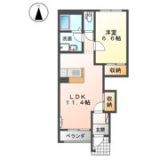 ソレアード・ハイムAの間取り画像