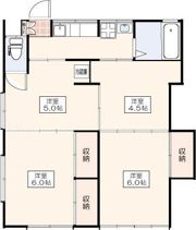 第一文化園アパートの間取り画像