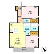 グランソレイユ Eの間取り画像