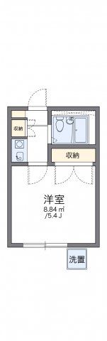 レオパレスアミの間取り画像