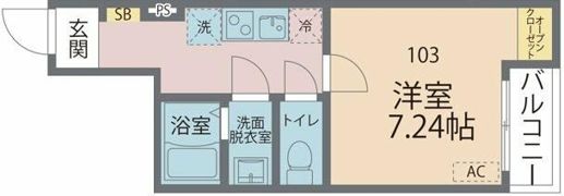 カインドネス蕨の間取り画像