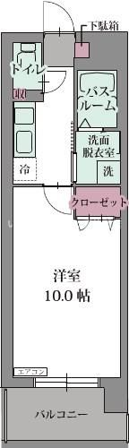 レジデンス吉野の間取り画像