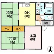セジュール西村 B棟の間取り画像