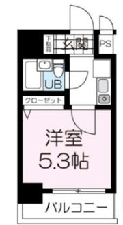 エスリード新大阪第2の間取り画像