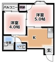 エムハイツ舟田の間取り画像