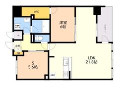 S－RESIDENCE伊都Attirantの間取り画像