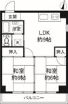 幸栄ハイツ城下の間取り画像