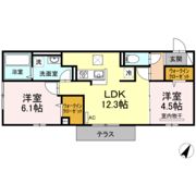 ファームコート温品の間取り画像