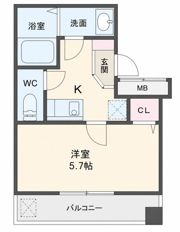 チャミー東山の間取り画像