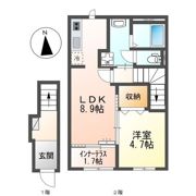 シャイン・ウェストの間取り画像