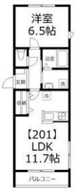 フローラ平井の間取り画像