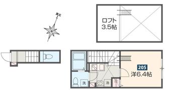 MELDIA矢川Ⅱの間取り画像