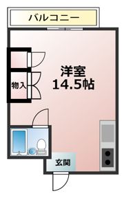 カサブランカの間取り画像