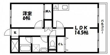 ハイデンスホンダの間取り画像