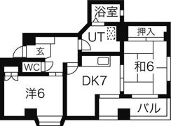 セントラルハイツ駒方の間取り画像